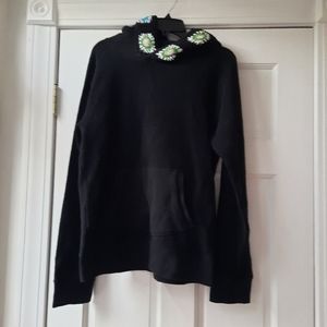 Urban Outfitters t.d Grandma Crochet Black Hoodie